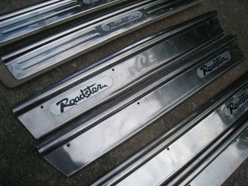 Miata Door Sills & NEW OEM ALUMINUM MX5 LOGO DOOR SILL TRIM PLATE SET